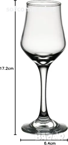  Комплект 6 бр. Чаши за ракия и ликьор (135ml) – ЧИСТО НОВИ!, снимка 6 - Чаши - 55922689