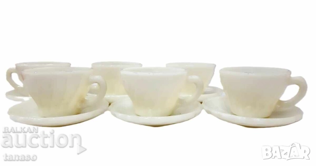 Сервиз за чай- 6 чаши с 6 чинийки(2.2), снимка 2 - Пръстени - 38794354