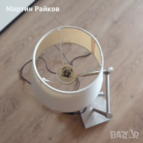 Настолна нощна лампа с абажур, снимка 3 - Настолни лампи - 56148726