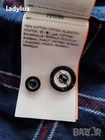 SuperDry, Оригинална Зимна Мъжка Риза, Размер М. Код 1888, снимка 11 - Ризи - 38135226