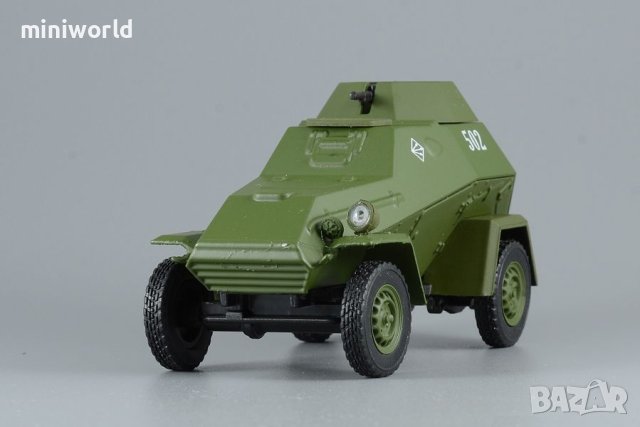 БА-64 военен бронетранспортьор танк СССР 1942 г. - мащаб 1:43 на DeAgostini моделът е нов в блистер, снимка 8 - Колекции - 42624204