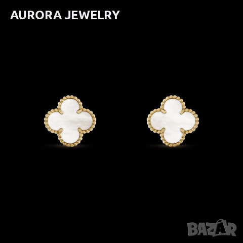 Van Cleef & Arpels VCA Gold Mother of Pearl Vintage Alhambra Clips Дамски Обеци, снимка 9 - Обеци - 54274775