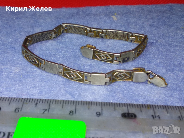 СТАРА МАРКОВА СРЕБЪРНА ГРИВНА СРЕБРО 925 СТИЛНА ОРНАМЕНТИКА ОКСИДАЦИЯ 43773, снимка 3 - Гривни - 44723451