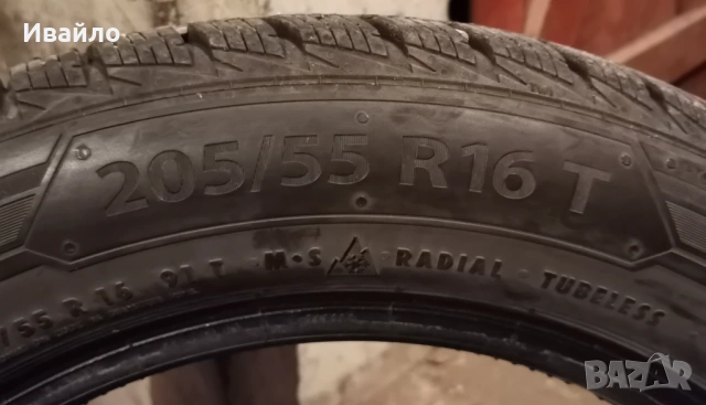 Продавам 4 броя зимни гуми 205.55.16 на 1 сезон дот 2020 Barum , снимка 3 - Гуми и джанти - 54103745