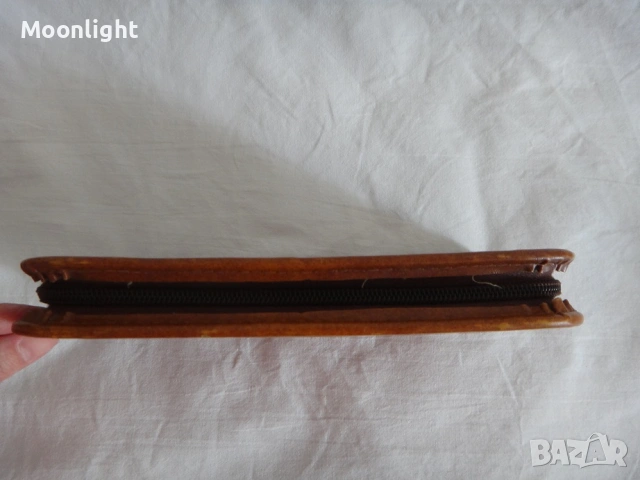 Ретро Туристически несесер за прибори или Калъф за моливи, Колекционерски "1300 години България", снимка 3 - Антикварни и старинни предмети - 53355276