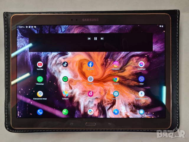 Samsung Galaxy Tab S 128GB 10.5 LTE 
  bluetooth клавиатура и мишка с подсветка и кейс. , снимка 7 - Samsung - 53330168