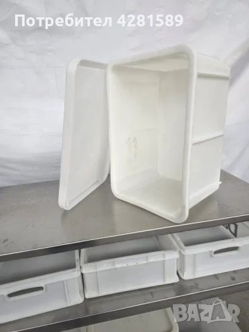 Немска спомагателна работна маса с кошове за продукти, снимка 3 - Други машини и части - 53972239