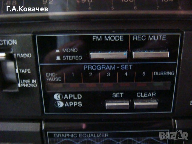 SHARP GF -700Z , снимка 4 - Радиокасетофони, транзистори - 52146152