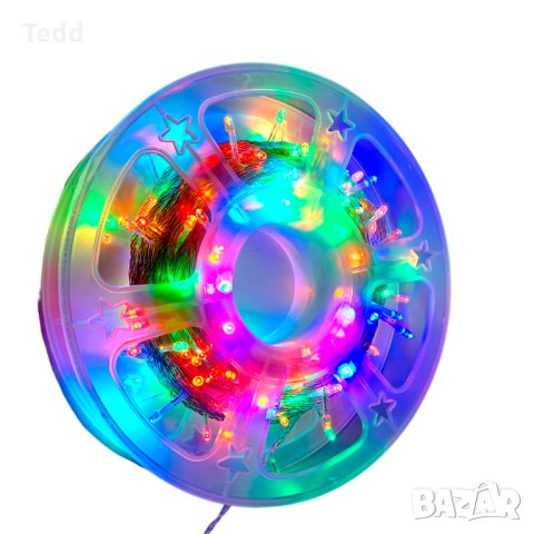 Коледни лампички 50 метра и 80 метра, снимка 3 - Декорация за дома - 42894096