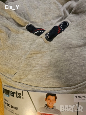 Нов ватиран суичър размер S / 170-176 cm (Спортно горнище, екип), снимка 7 - Спортни дрехи, екипи - 51828510