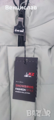 Дебело зимно дамско яке с качулка, снимка 4 - Якета - 51920417