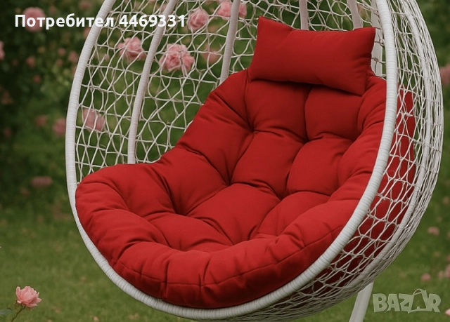 Градинска висяща люлка тип гнездо,яйце–Промоция!, снимка 5 - Градински мебели, декорация  - 52376601
