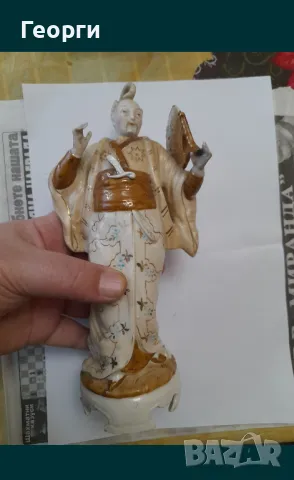 Стара порцеланова статуетка, снимка 10 - Антикварни и старинни предмети - 50125536