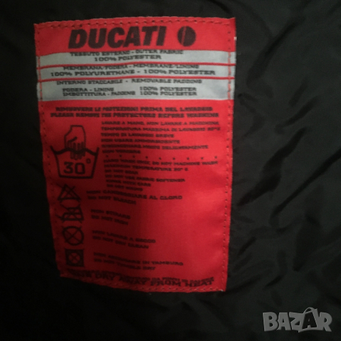 Оригинално мото яке Ducati с подпълнки и подплата, снимка 4 - Якета - 52971313