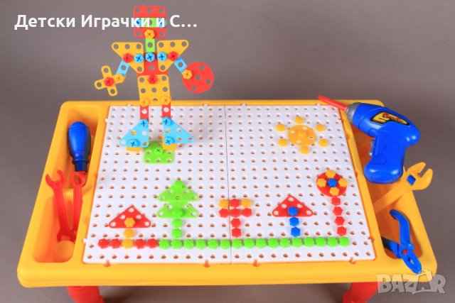 Масичка за 3D мозайка с винтоверт, снимка 2 - Образователни игри - 34477725