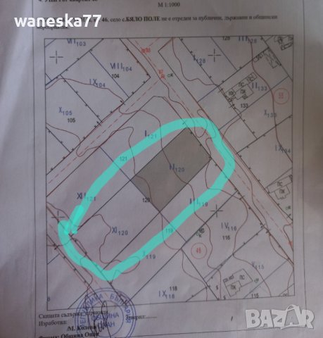 Парцел УПИ, с. Бяло поле, общ. Опан, обл. Стара Загора , снимка 2 - Парцели - 39527875