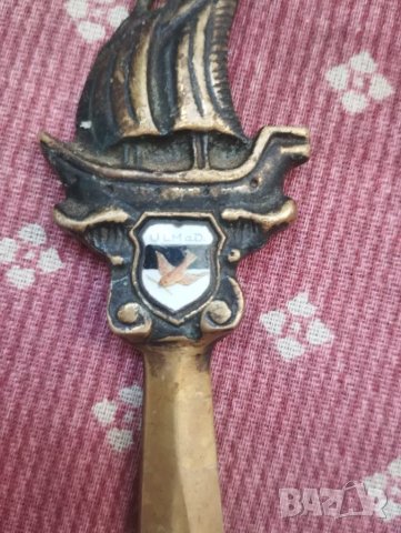 Месингово ножче за писма, снимка 2 - Други ценни предмети - 48824239