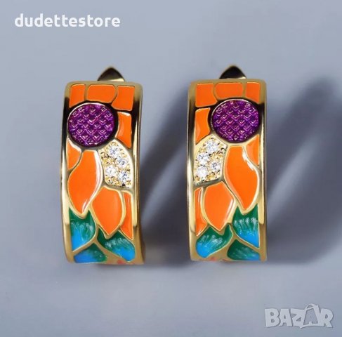 Много красив комплект обици и пръстен , снимка 1