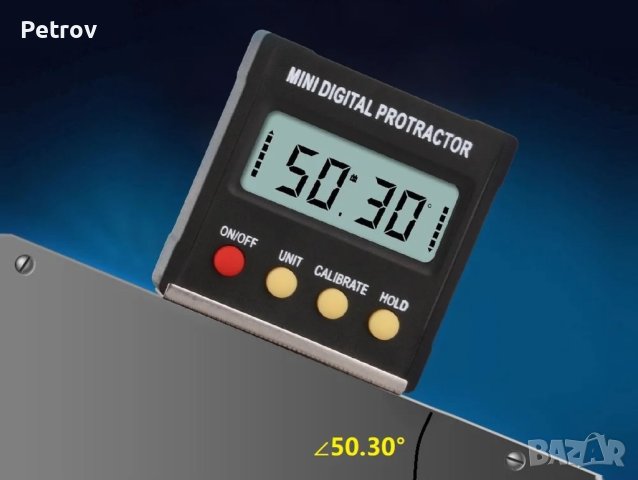Дигитален ъгломер(нивелир) с вградени магнити