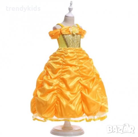 Рокляна Белс разкошнадраперия! Аксесоари и кринолин!, снимка 5 - Детски рокли и поли - 36898912