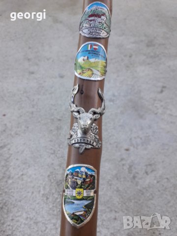 Ретро туристически алпийски бастун , снимка 8 - Колекции - 31436296
