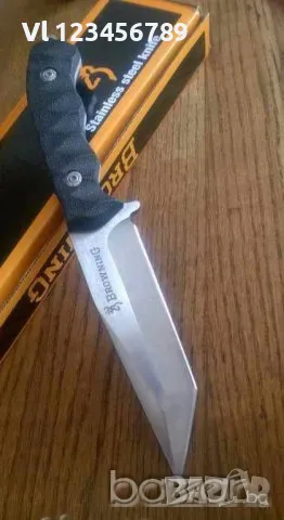 Browning 3 модела на ловен нож с калъф 22-23 см, снимка 7 - Ножове - 48103582