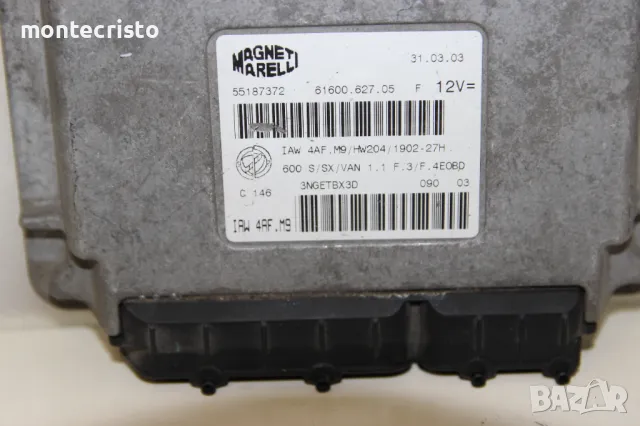 Моторен компютър Fiat Seicento (1998-2010г.) 55187372 / 6160062705 / IAW4AFM9 / IAW 4AF.M9, снимка 2 - Части - 49461298