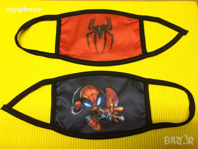 Детска Предпазна Маска СпайдърМен  с Различни Изображения на SpiderMan, снимка 4 - Други - 30578370