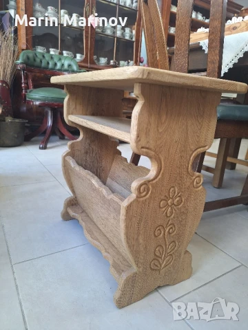 Помощна масивна масичка, снимка 3 - Маси - 51352324