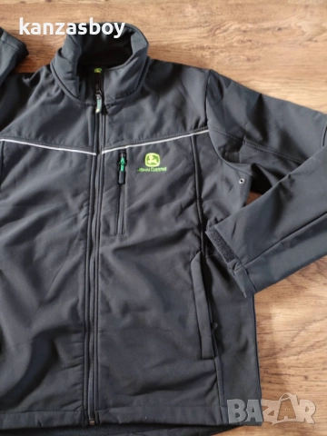 john deere softshell jacket - мъжко софтшел яке НОВО БЕЗ ЕТИКЕТИ Л, снимка 7 - Якета - 52136060