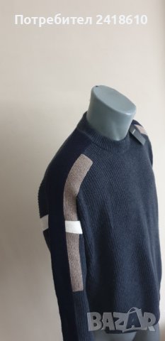 Emporio Armani Oversize Wool/ Cashmere Mens Size S/M НОВО! ОРИГИНАЛ! Мъжки Вълнен Пуловер!, снимка 4 - Пуловери - 42628460