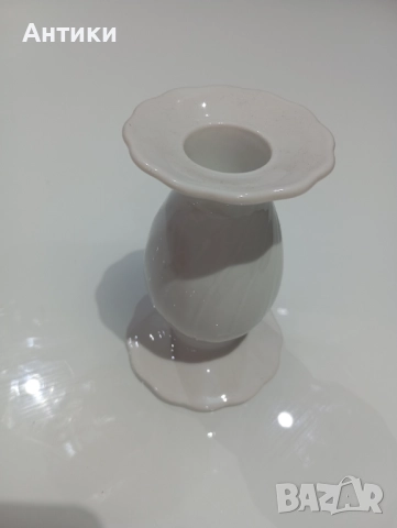 Порцеланов баварски стар свещник , снимка 6 - Декорация за дома - 52564182