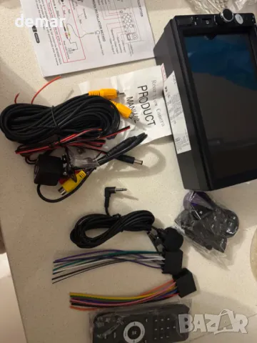 Радио за кола с двоен дин с CarPlay Android Auto CAMECHO 7-инчов сензорен екран+камера за заден ход, снимка 11 - Аксесоари и консумативи - 49334152