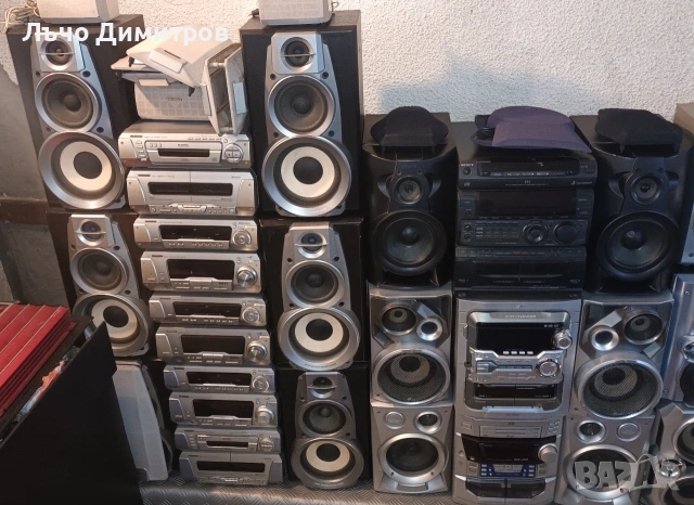 Аудио системи SONY - PANASONIC - AIWA- PHILIPS -JVC - SHARP - TECHNICS 