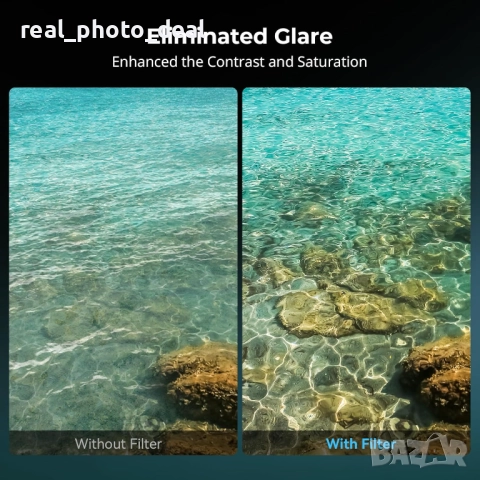 SMALLRIG 67mm Magnetic CPL - магниен филтър с кръгова поляризация - чисто нов, снимка 5 - Обективи и филтри - 52652144