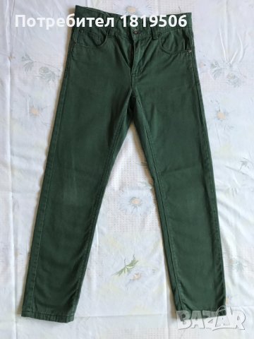 детски зимен панталон-джинси с подплата 134-140 см, снимка 1 - Детски панталони и дънки - 42285352