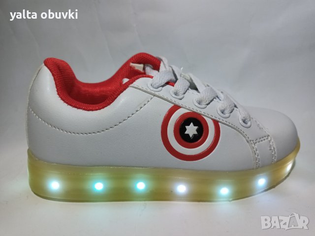 Детски светещи маратонки LB-701 с USB зарядно, снимка 4 - Детски маратонки - 44444939