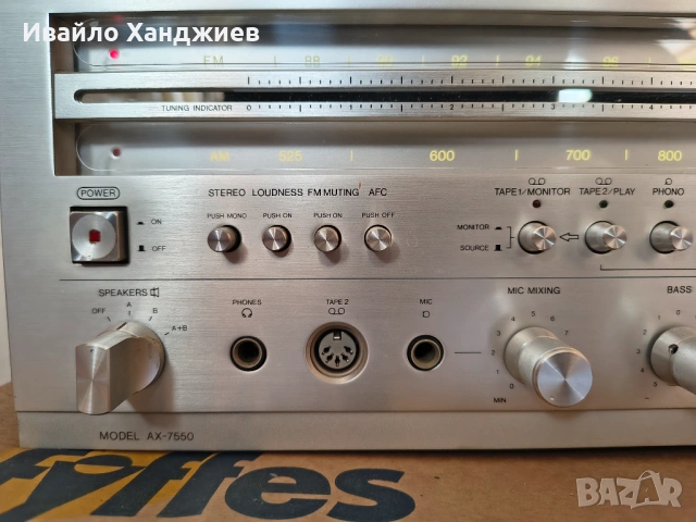 AIWA AX-7550, снимка 2 - Ресийвъри, усилватели, смесителни пултове - 53277132