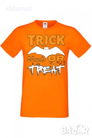 Мъжка тениска,Trick Or Treat 1,Halloween,Хелоуин,Празник,Забавление,Изненада,Обичаи,, снимка 9 - Тениски - 38132041