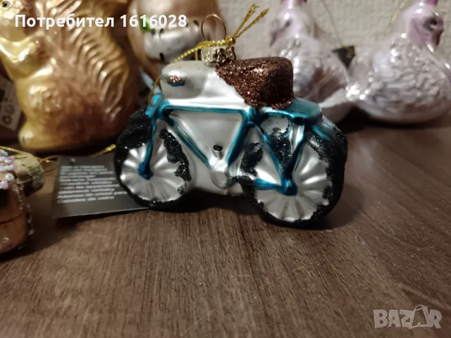 Уникални и красиви стъклени играчки за елха., снимка 4 - Декорация за дома - 43370319