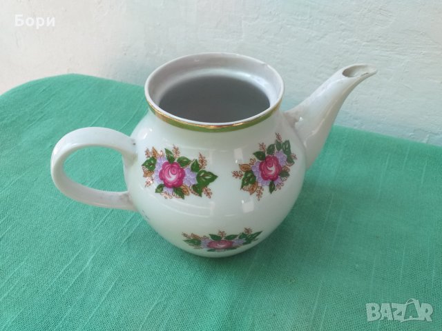 Руски порцеланов чайник, снимка 5 - Аксесоари за кухня - 33753939