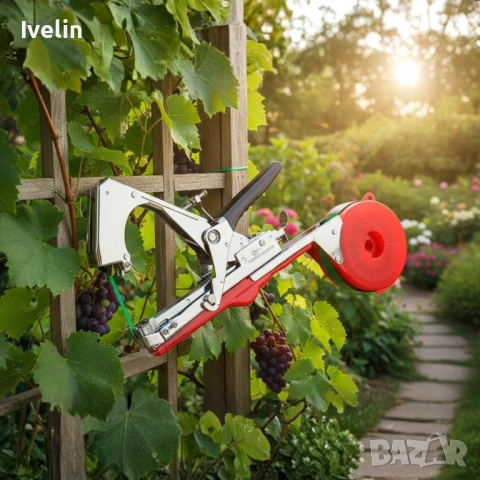 TV1247 - Ръчна машина за връзване на растения – лесно и бързо връзване на домати, грозде, краставици