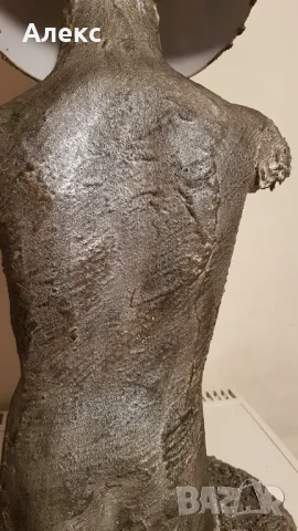 Авторска лампа, лампион– Масивна, 80см!, снимка 6 - Настолни лампи - 48422650