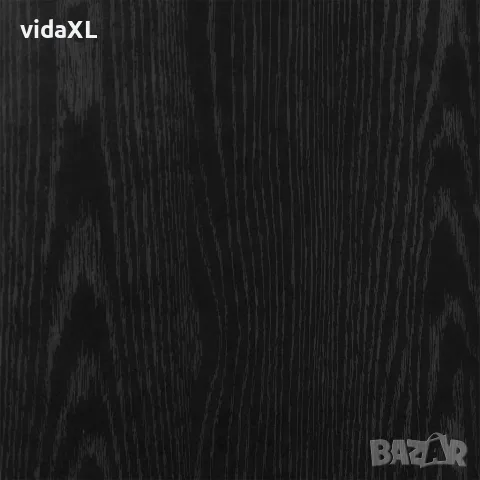 vidaXL Рецепционно бюро черно 100x50x103,5 cm Инженерна дървесина, снимка 9 - Бюра - 56148291