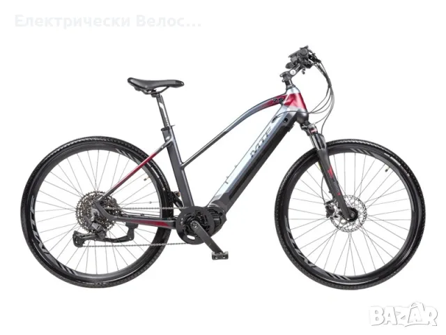 Крос електрически велосипед MTF Cross 7.5 W – Bafang M510, 95 Nm, до 200 км пробег, снимка 2 - Велосипеди - 56004725
