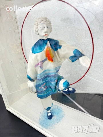 Артистична кукла-клоун / скулптура. №7798, снимка 5 - Антикварни и старинни предмети - 53010492