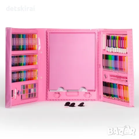 Комплект за рисуване и оцветяване с 208ч, снимка 4 - Рисуване и оцветяване - 49604819