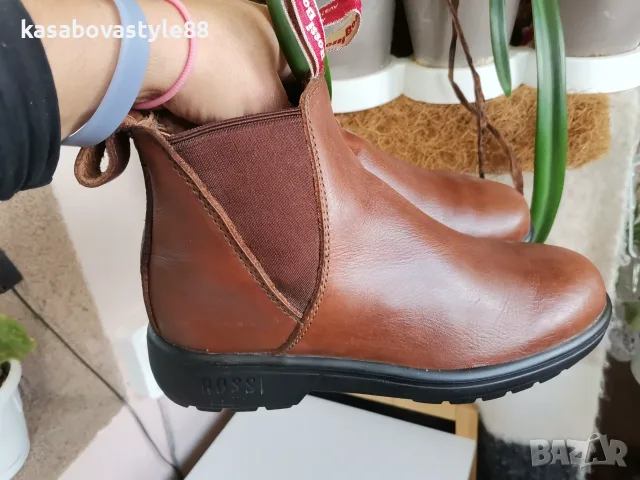 Дамски боти Естествена кожа 39 н. , снимка 8 - Дамски боти - 56298458