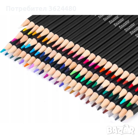 72 Уникални Нюанса Моливи за Рисуване с Мека Графитна Основа 4813, снимка 4 - Ученически пособия, канцеларски материали - 53360068