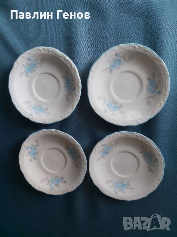 4 броя порцеланови чинийки STIPO DOROHOI , порцелан, снимка 3 - Чинии - 40096356